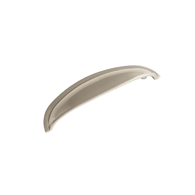 Round Cup Brushed Nickel Handle