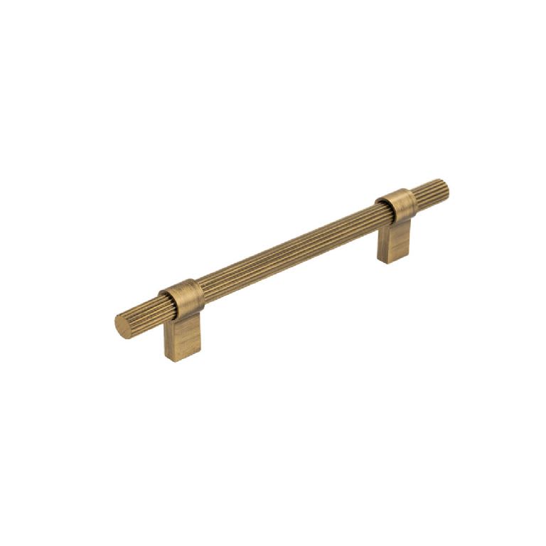 Flutted Bar Antique Brushed Brass Handle