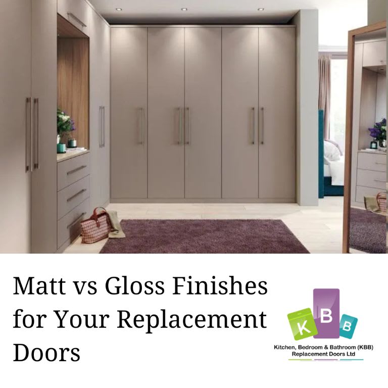 Matt vs Gloss Finishes for Your Replacement Doors