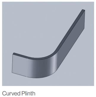 Temi Ivory - Curved Plinth