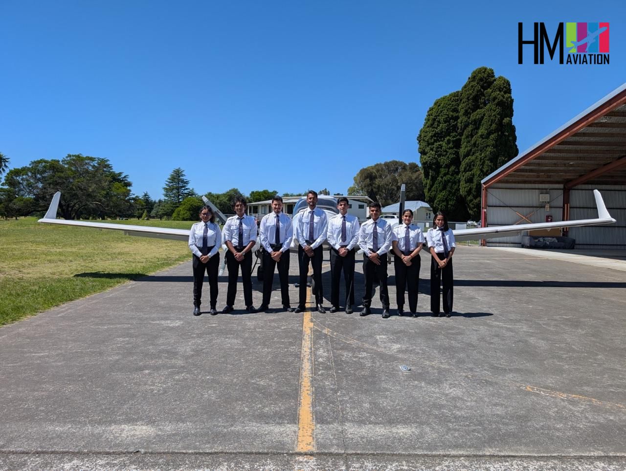 8 of HM Aviation Students start their Commercial Pilot Training in New Zealand
