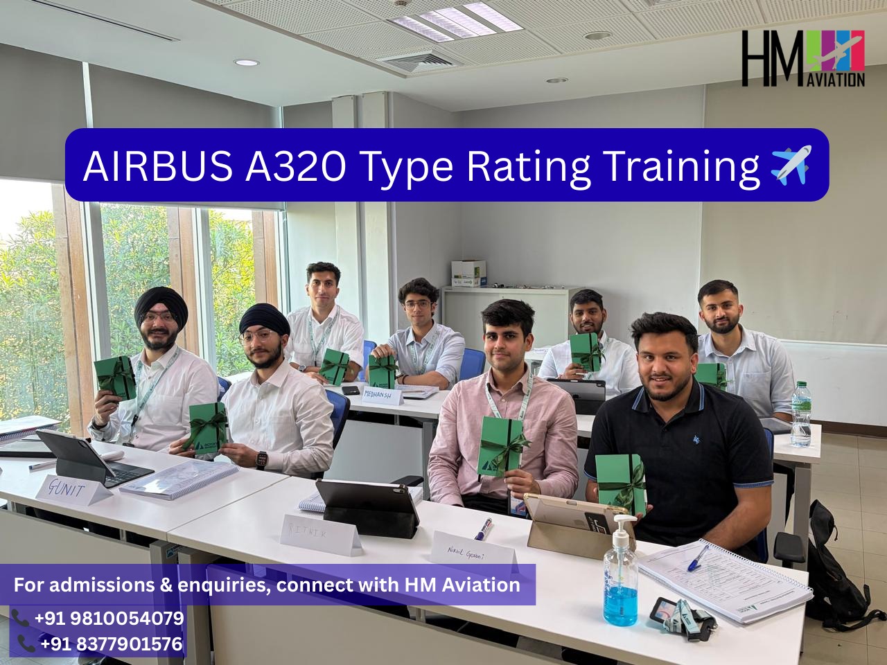 HM Aviation Cadets Begin A320 Type Rating at our partnered TRTO in Bangkok