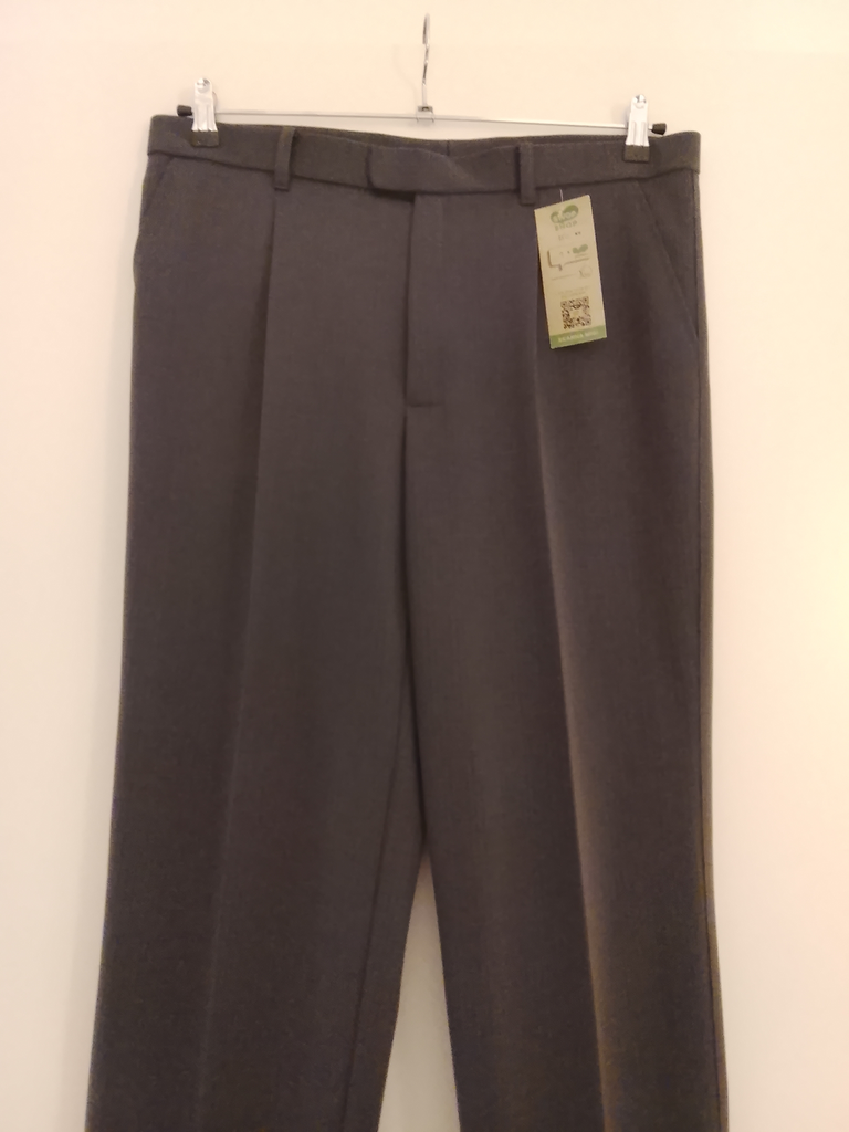 Grå kostymbyxor, små rutiga