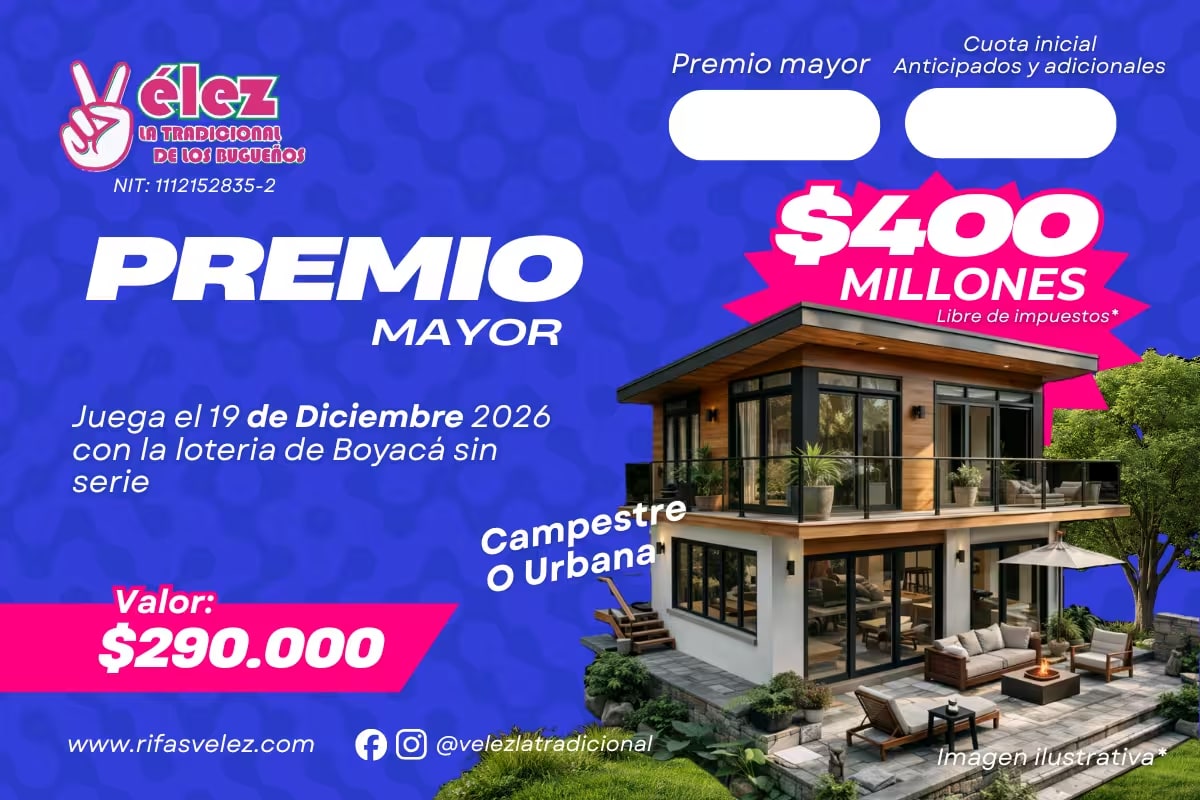 Nuestro próximo sorteo