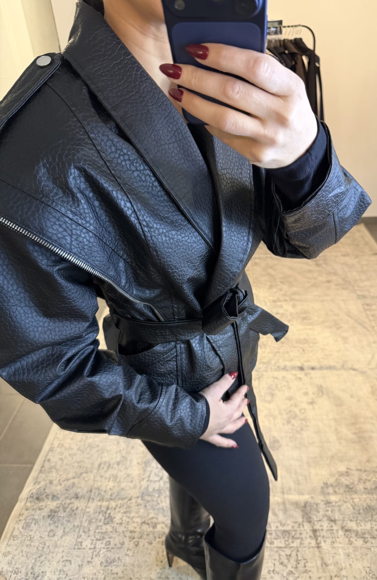 VESTE SIMILICUIR  - Image