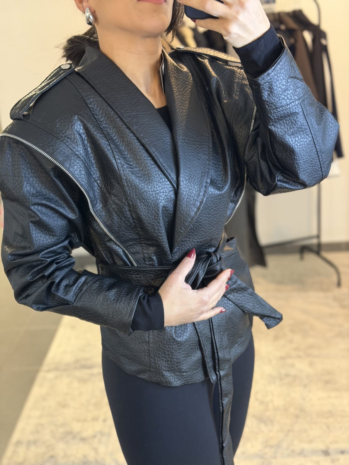 VESTE SIMILICUIR  - Image