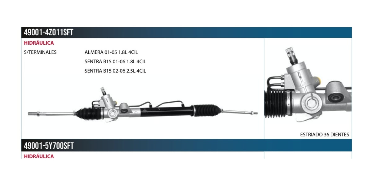Cremallera 49001-5Y700