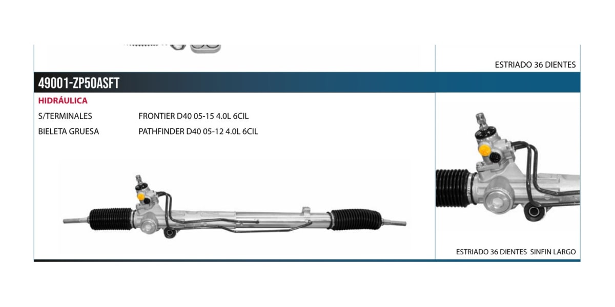 Cremallera 49001-ZP50A
