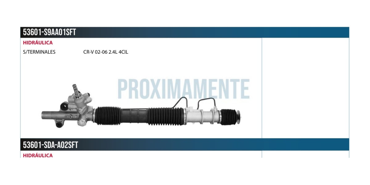 Cremallera 53601-SDA-A02