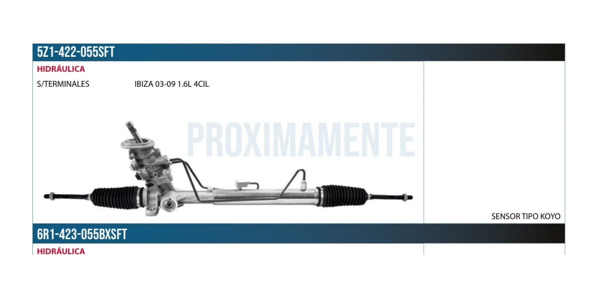 Cremallera 6R1-423-055BX