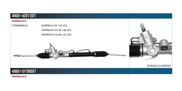 Cremallera 49001-5Y700