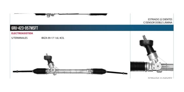 Cremallera 6RU-423-057M