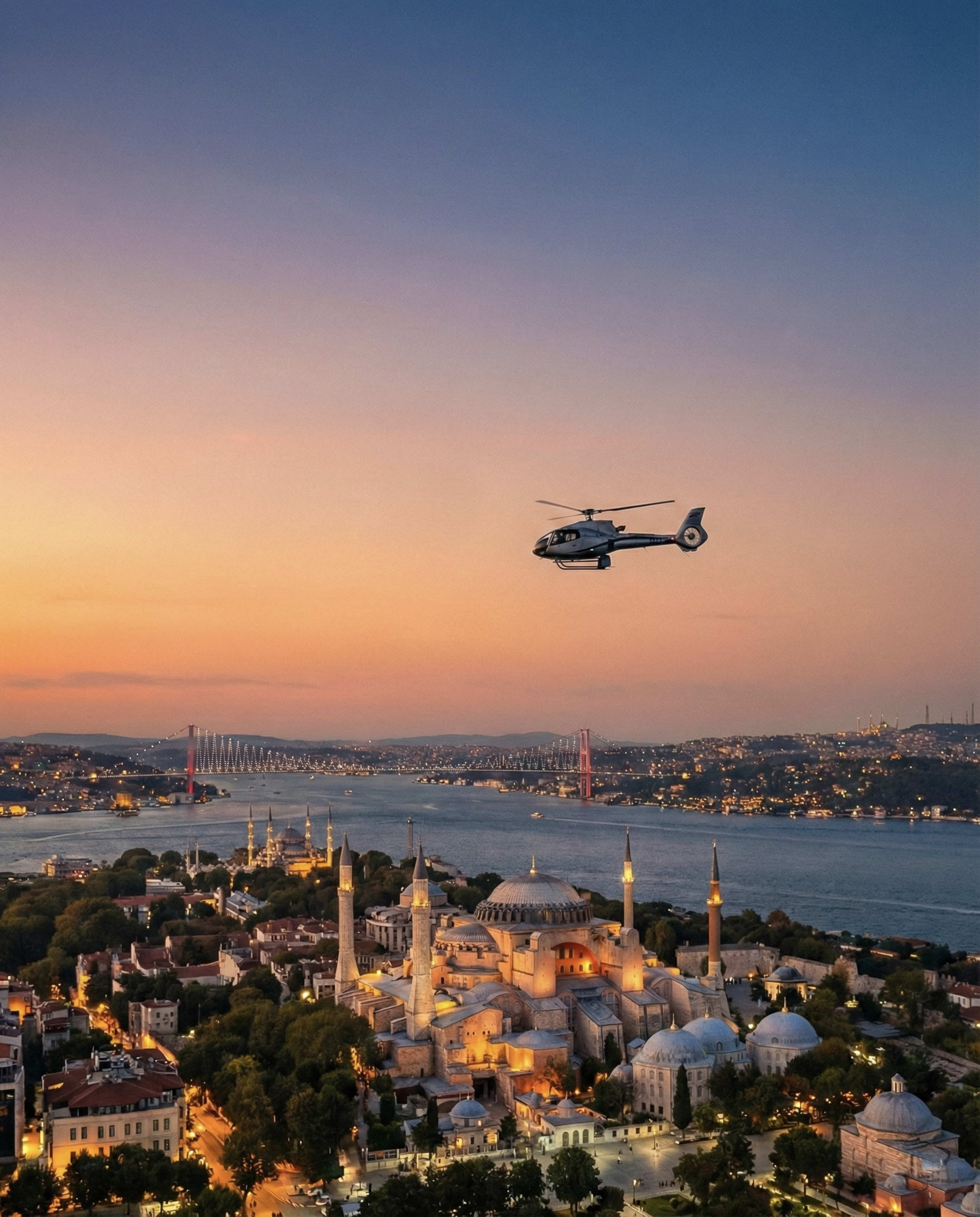 Istanbul Bosphorus Helicopter Tour