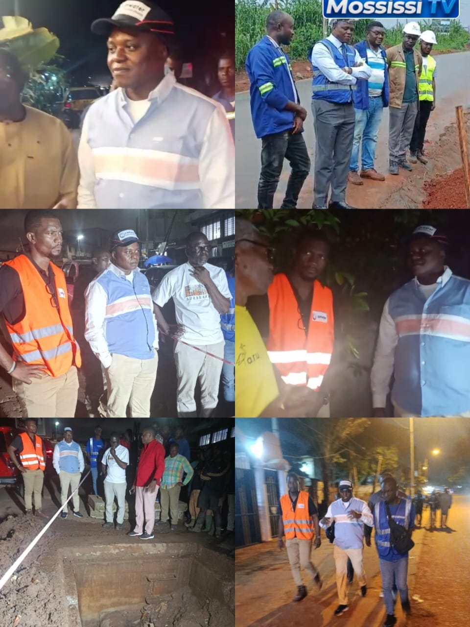CAMWATER : Le Directeur Général  évalue sur le terrain l’avancement de quatre chantiers hydrauliques à Yaoundé