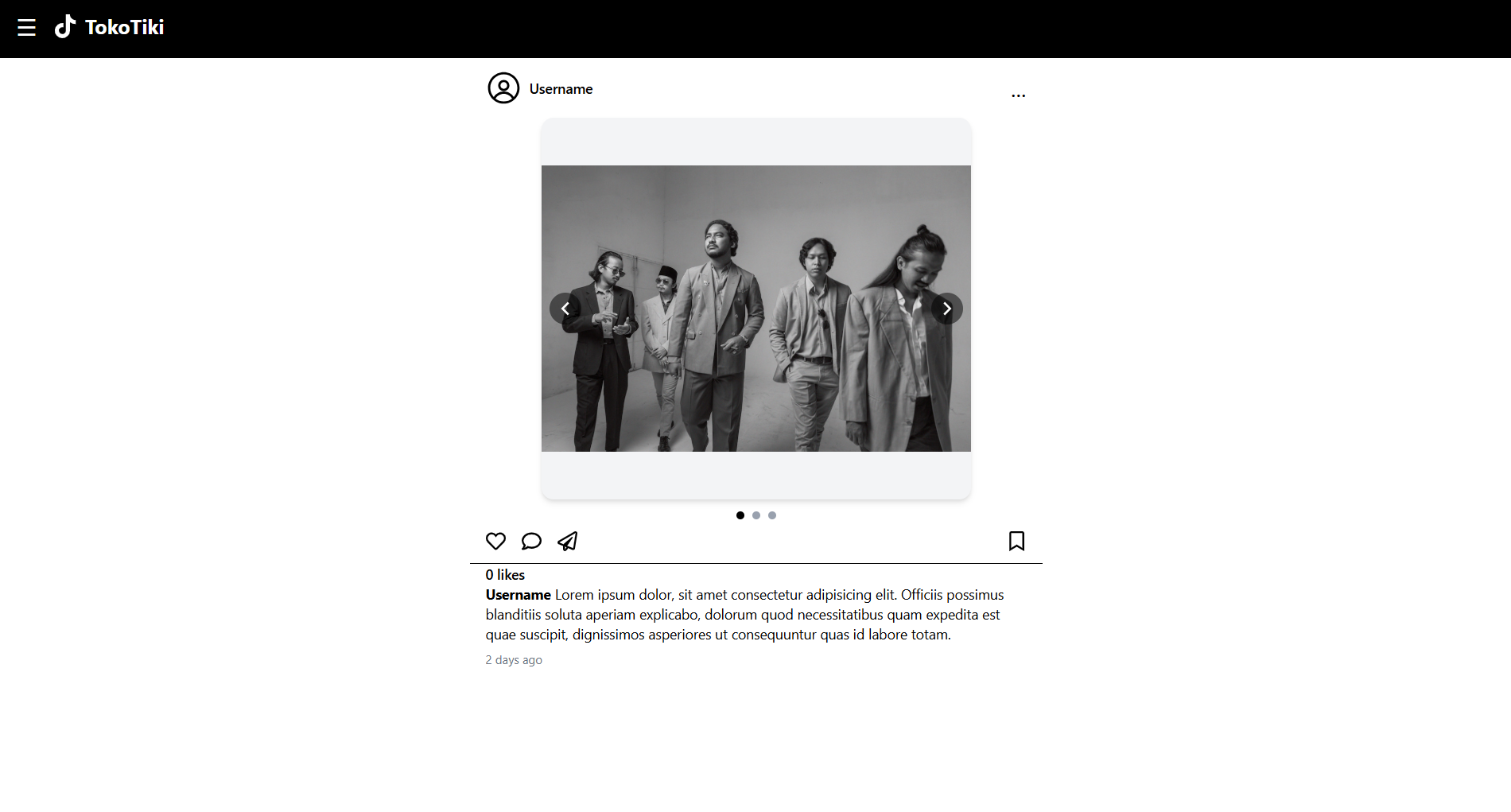 TikiToko Website