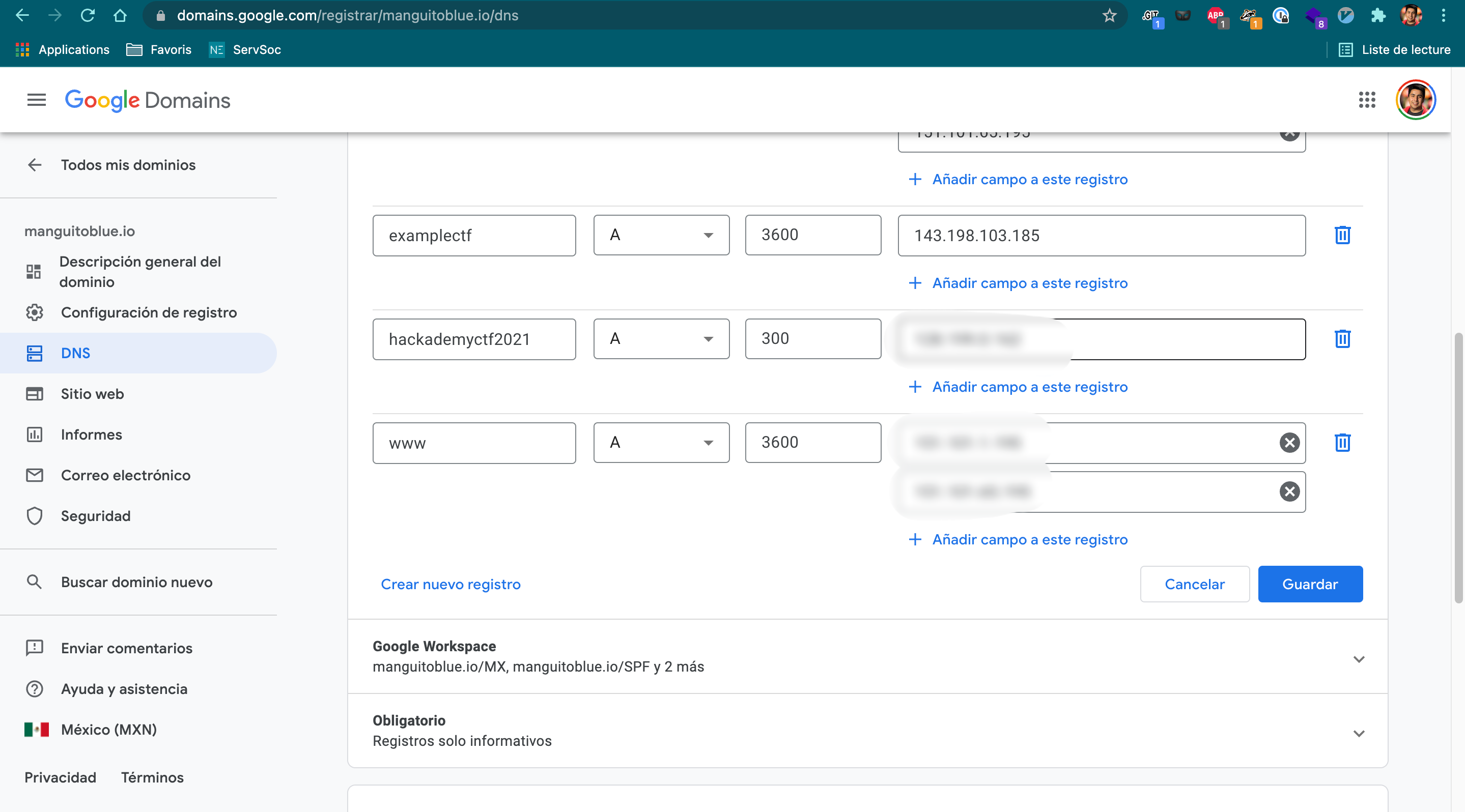 Google Domains demo