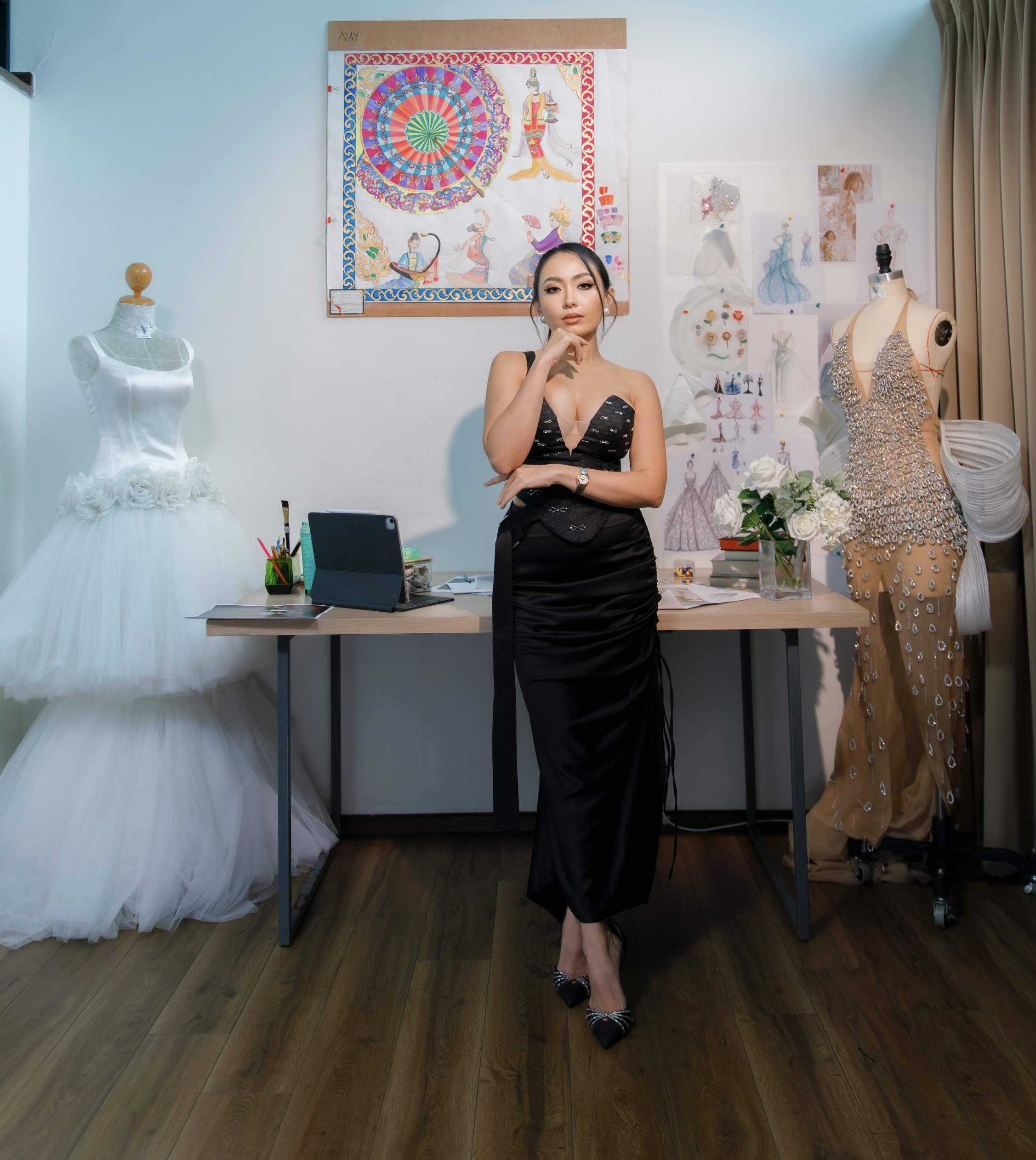 Portrait of Vivian Warso in her Bangkok atelier