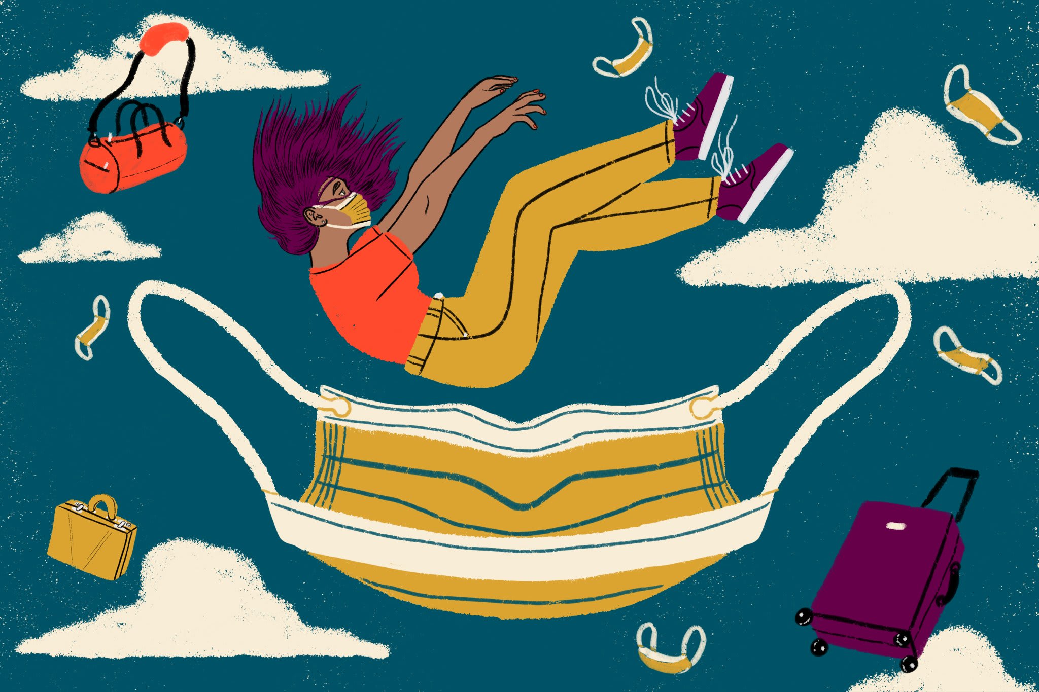 Masks went away. Then anxiety spiked for high-risk travelers.