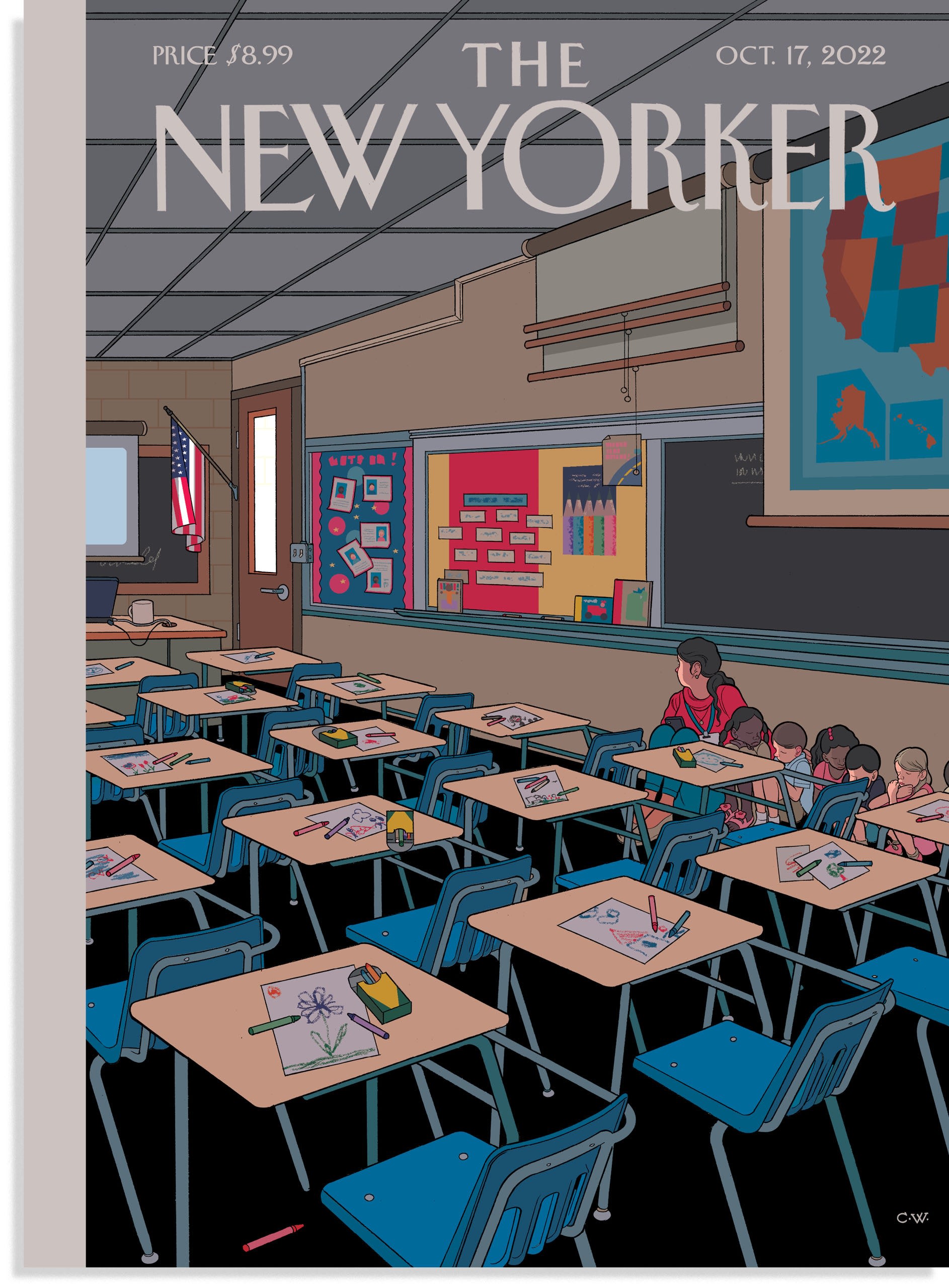 Chris Ware’s “Lockdown”: The artist discusses using his daily life in his drawings, and his daughter’s experience with school shooting drills.