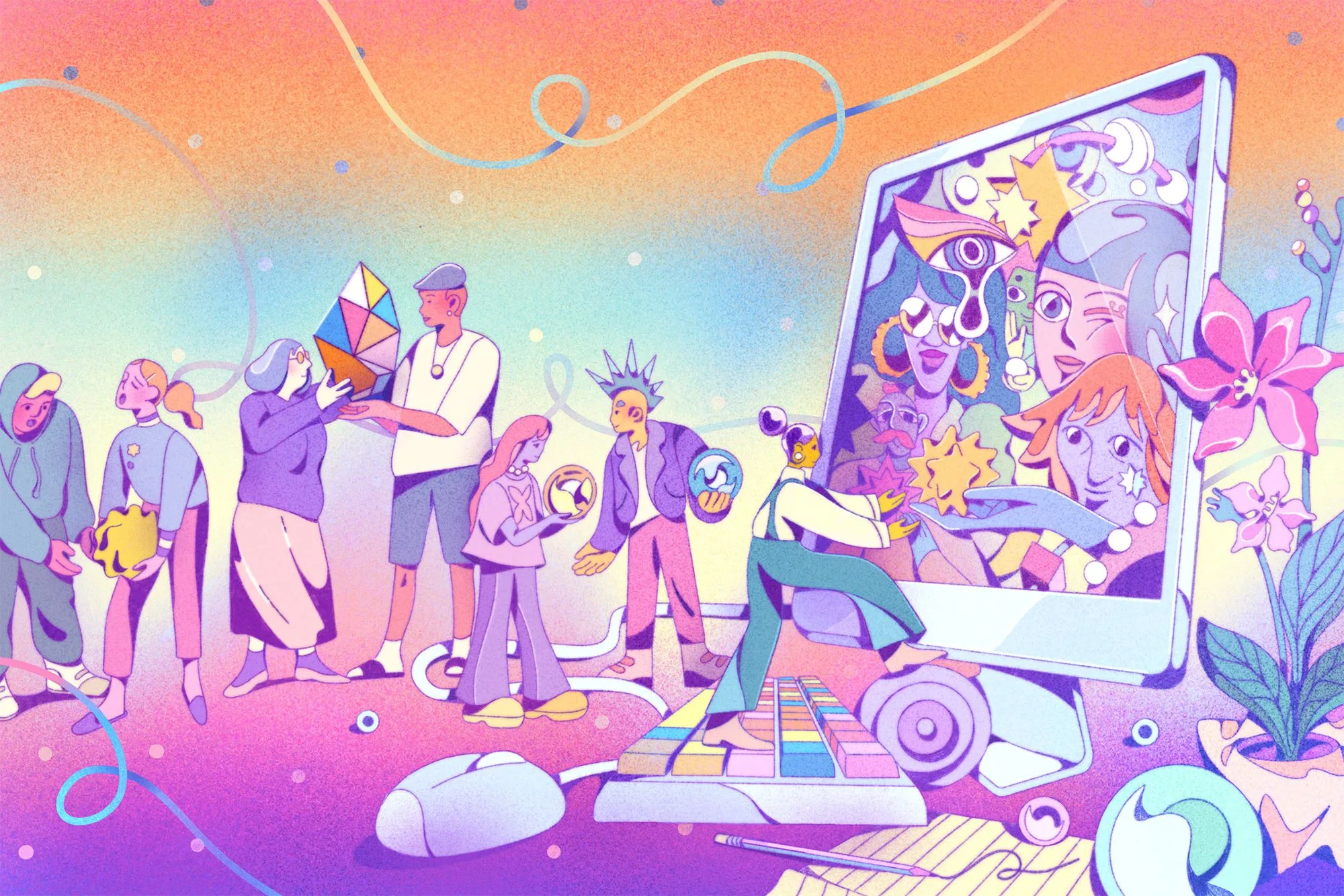 Grassroots online efforts are forming a new queer network of care