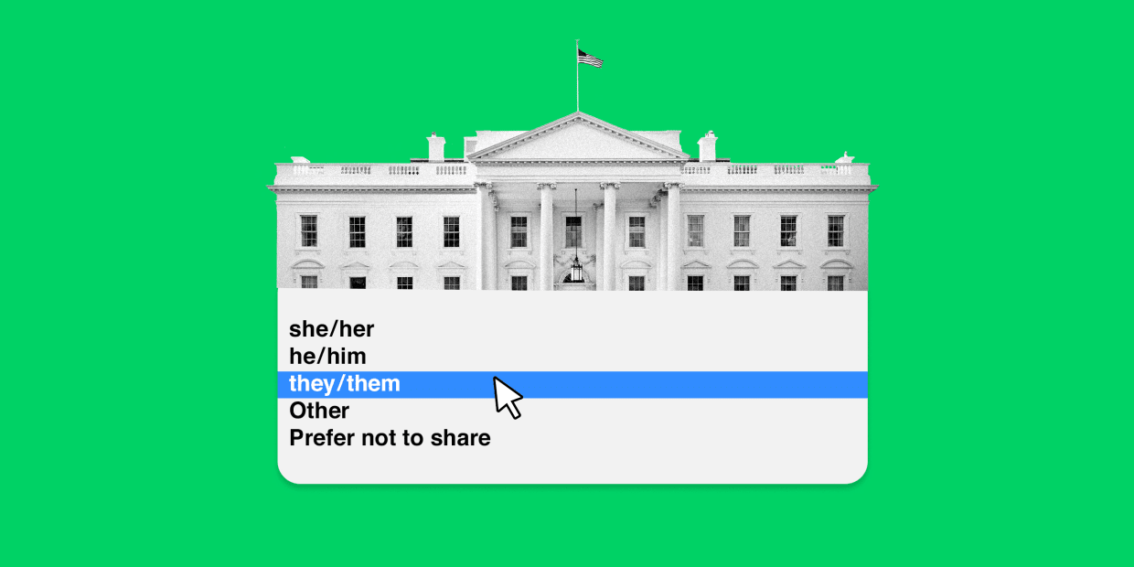 White House website allows users to specify pronouns for first time