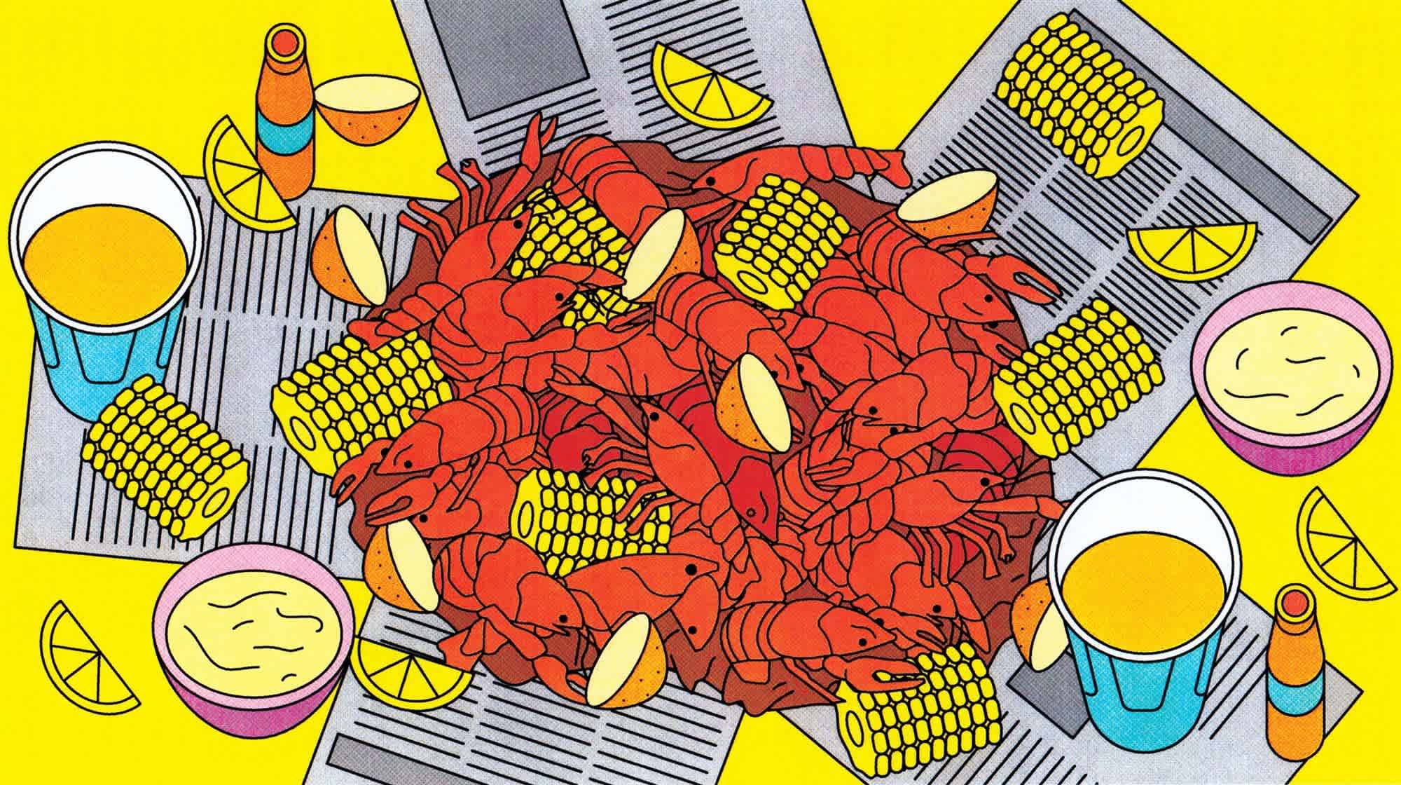 Crawfish boils are how we kick off summer back home. You can't replicate that in New York.