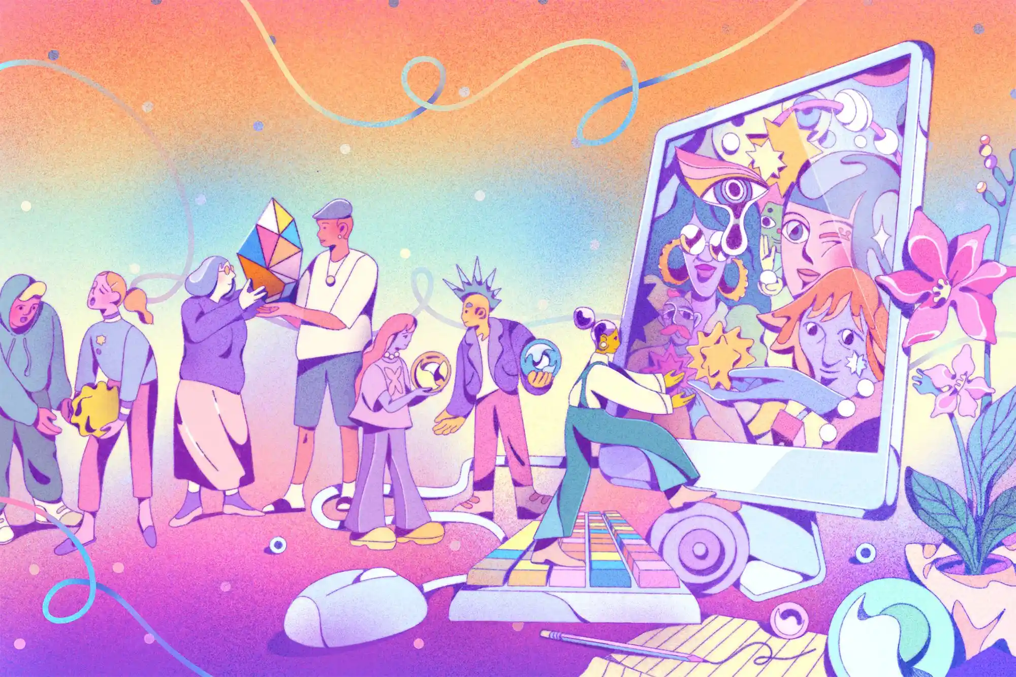 Grassroots online efforts are forming a new queer network of care