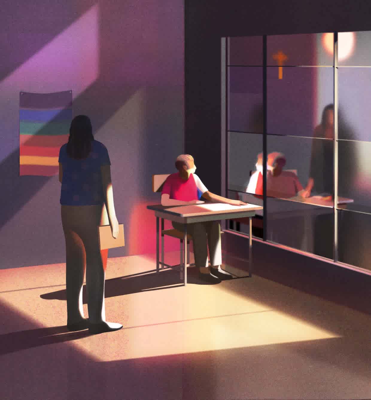 A transgender student, her crusading mom — and an English teacher caught in the middle