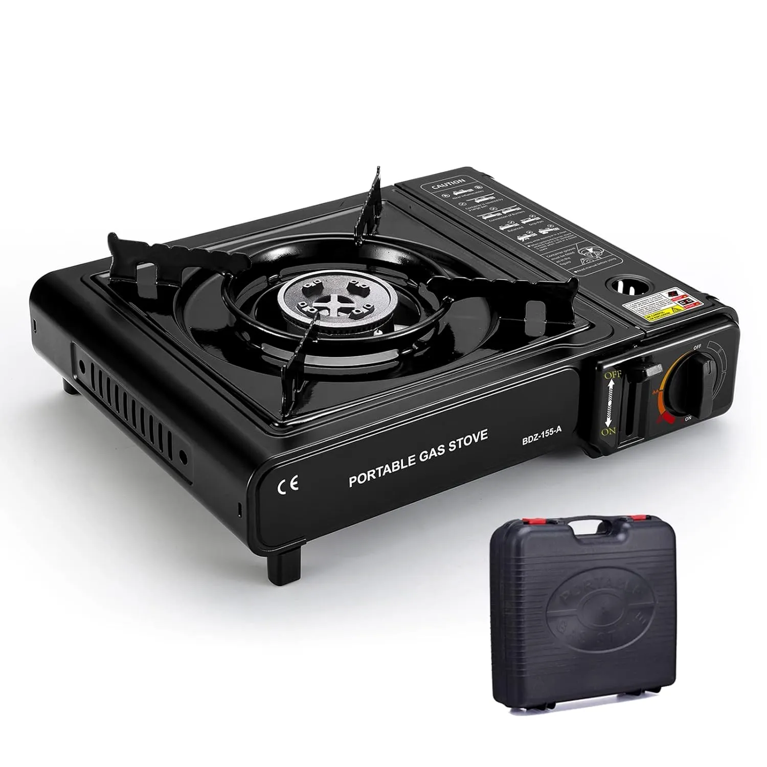 Single Burner Camping Stove with Dual Fuel - Image 1