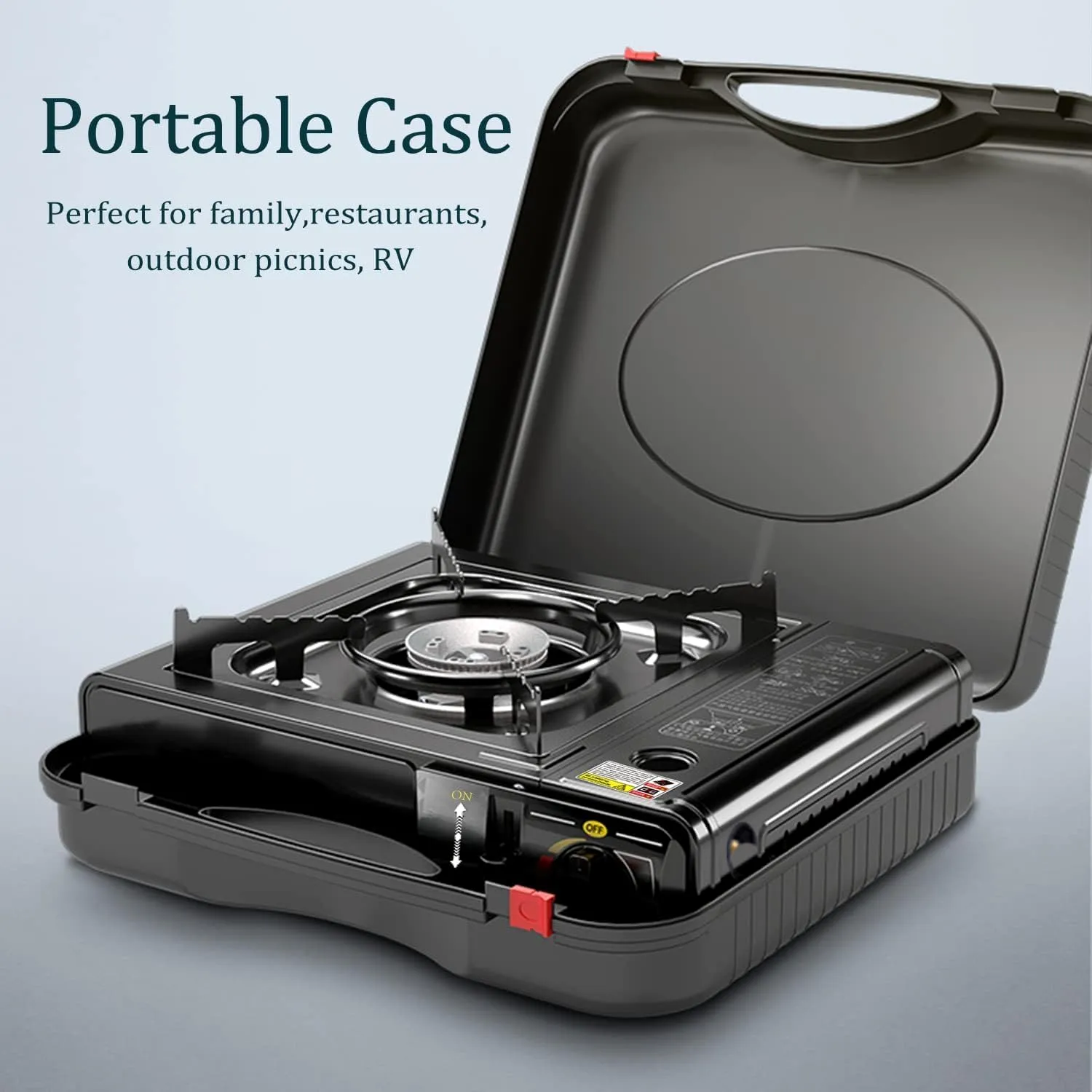 Single Burner Camping Stove with Dual Fuel - Image 2
