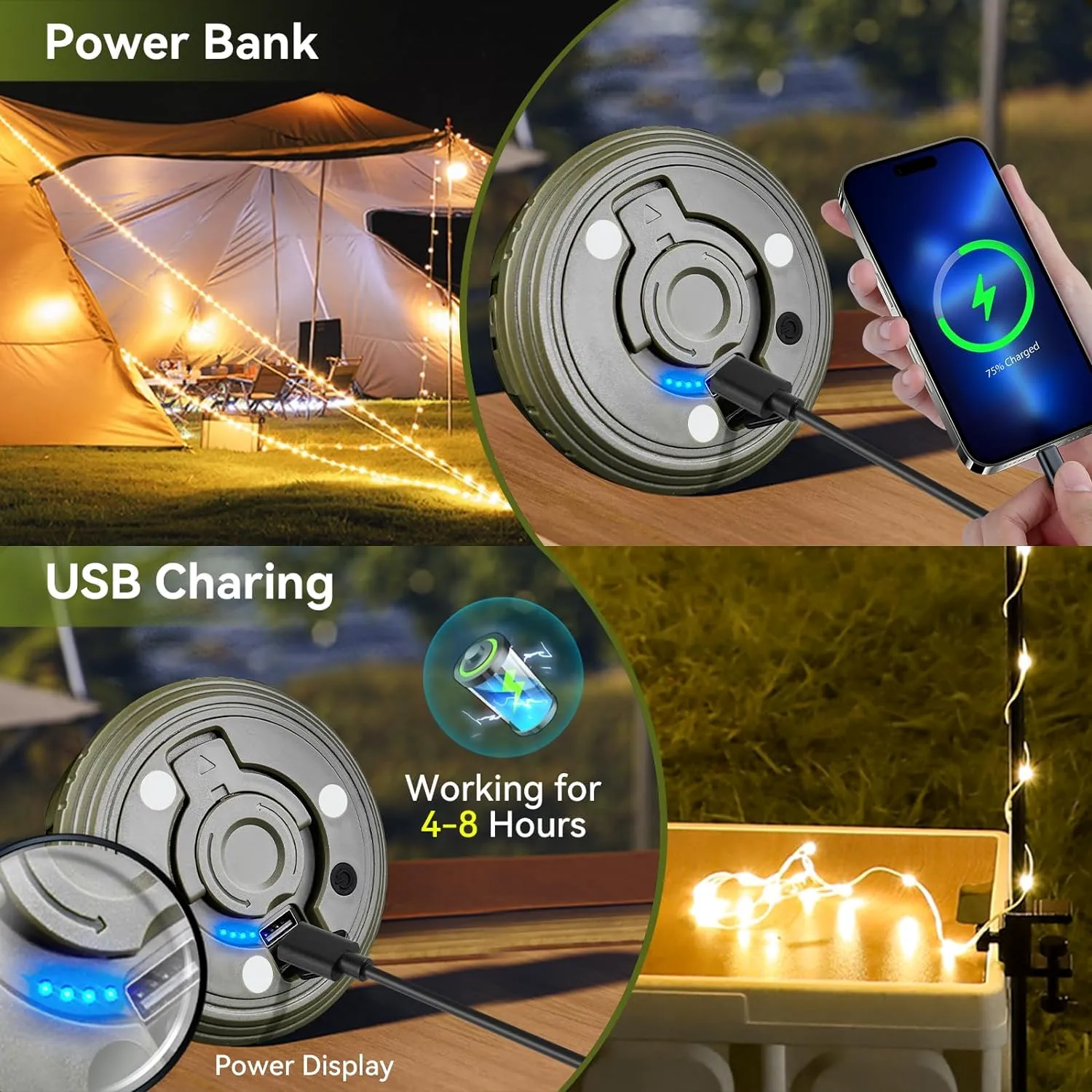 LED String Lights for Camping 10M - Image 5