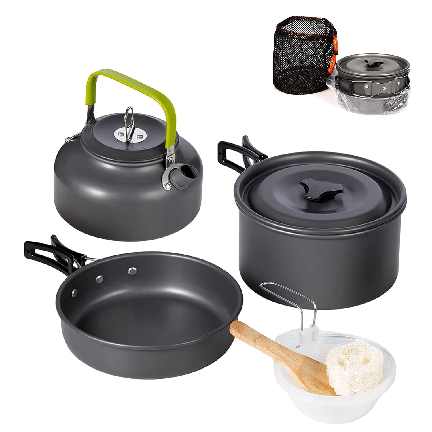 7 Pcs. Camping Cooking Set 2 person - Image 1