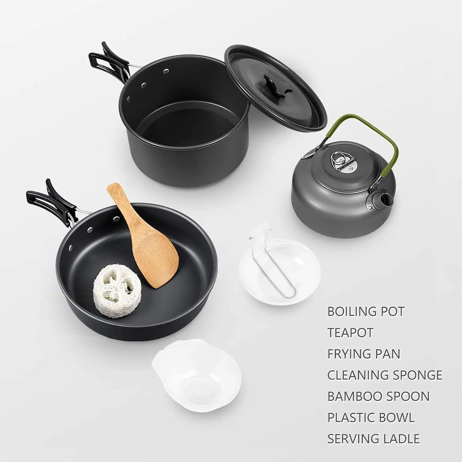 7 Pcs. Camping Cooking Set 2 person - Image 4