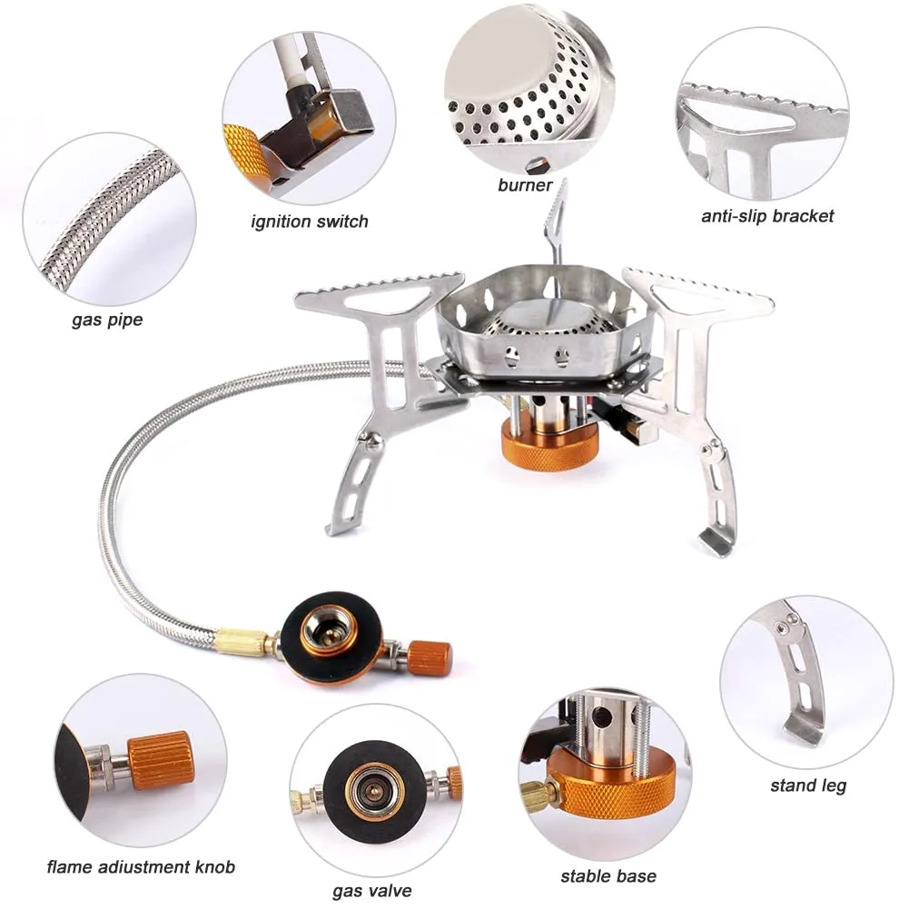 Foldable Camping Gas Stove 3500W - Image 3