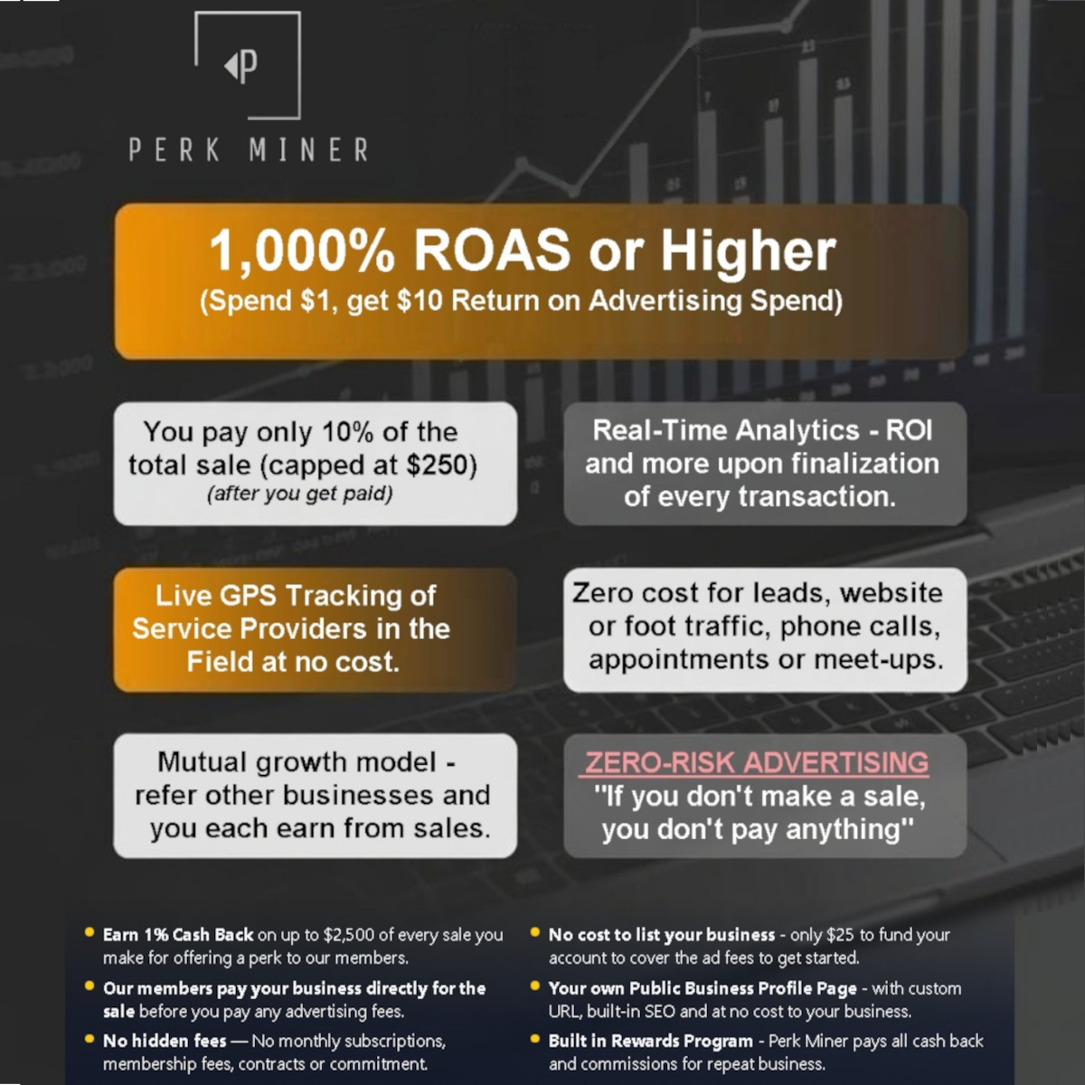 Grow Your Business Flyer with 1000% Return on Ad Spend