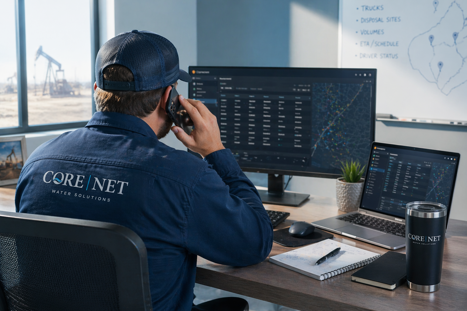 Core Net operations — routing coordination and disposal management