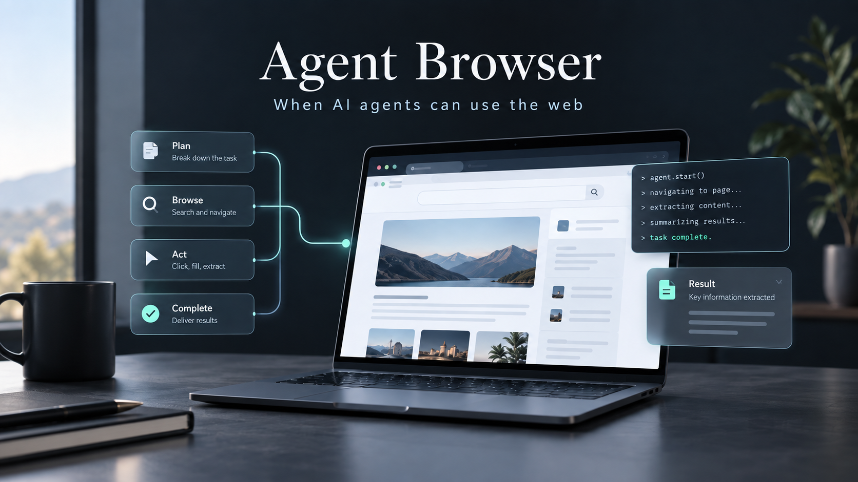 Agent Browser: เมื่อ AI Agent สามารถใช้เว็บได้เหมือนมนุษย์