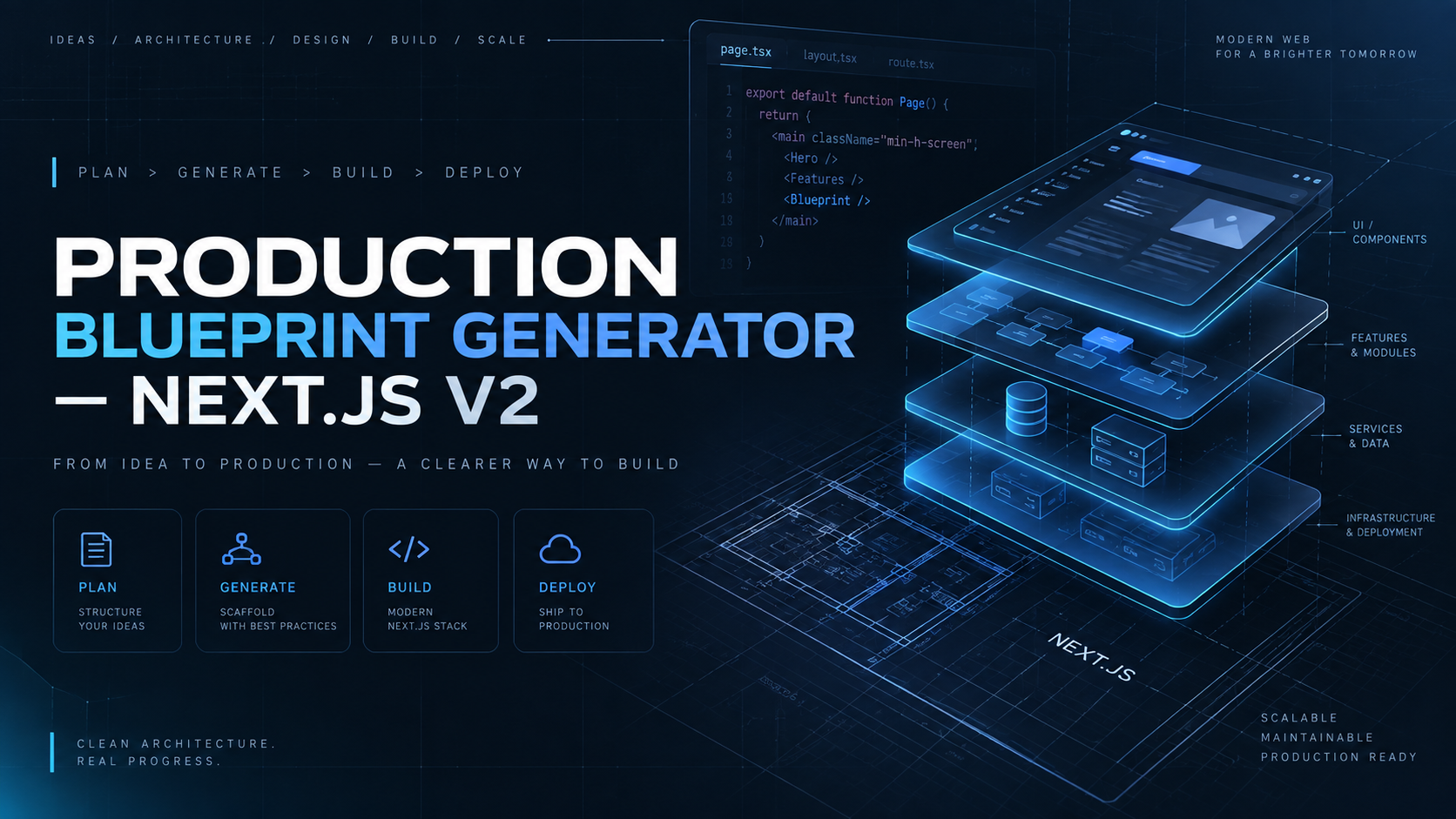 PRODUCTION BLUEPRINT GENERATOR — NEXT.JS v2