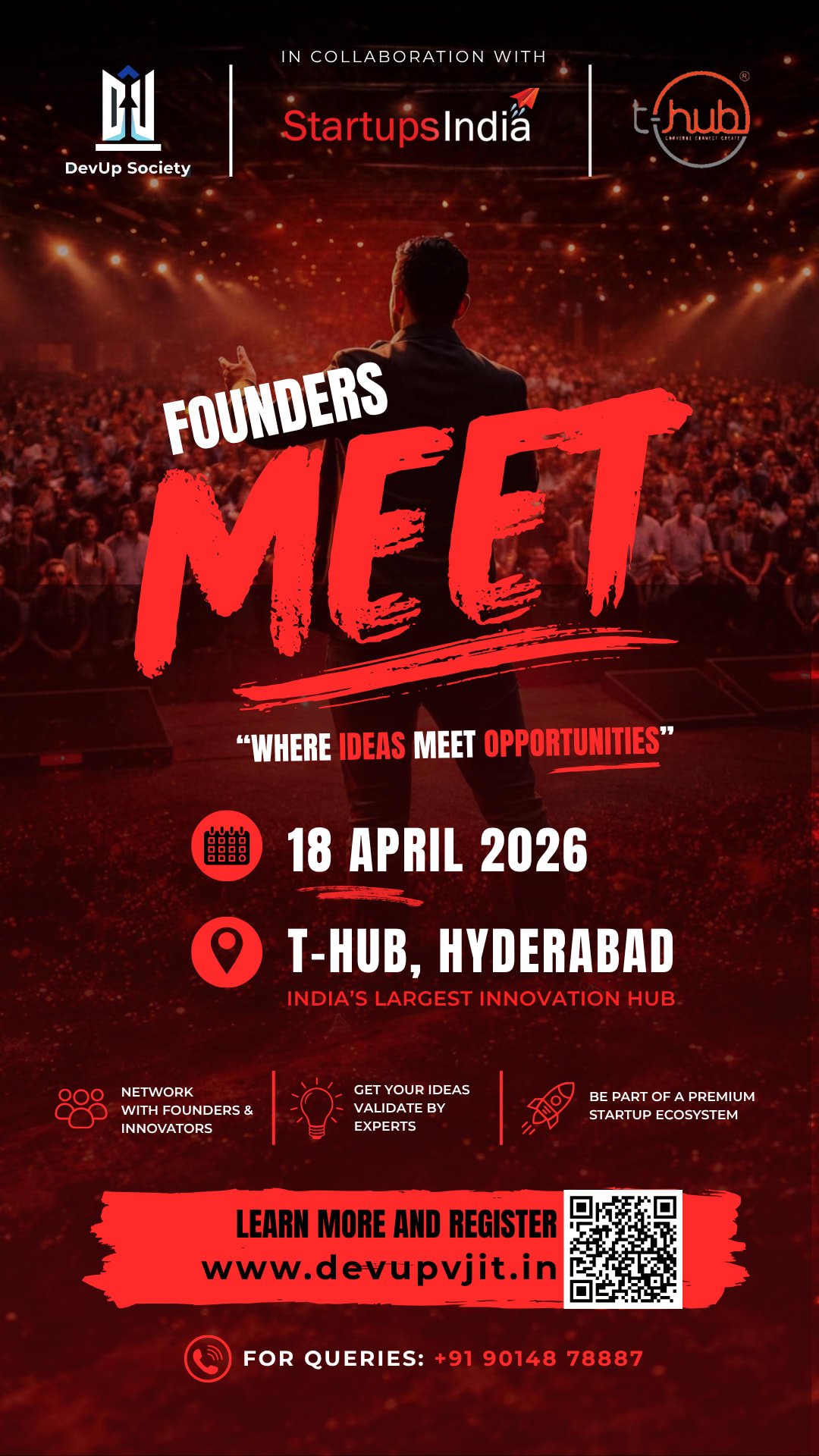 Founders Meet 2026 Event Poster