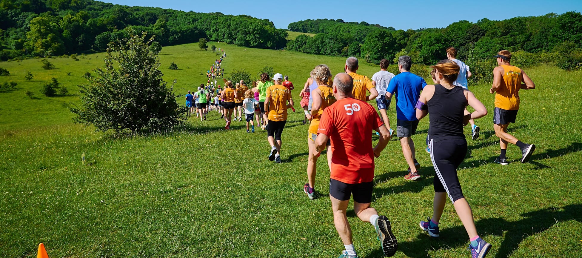Runners at a parkrun