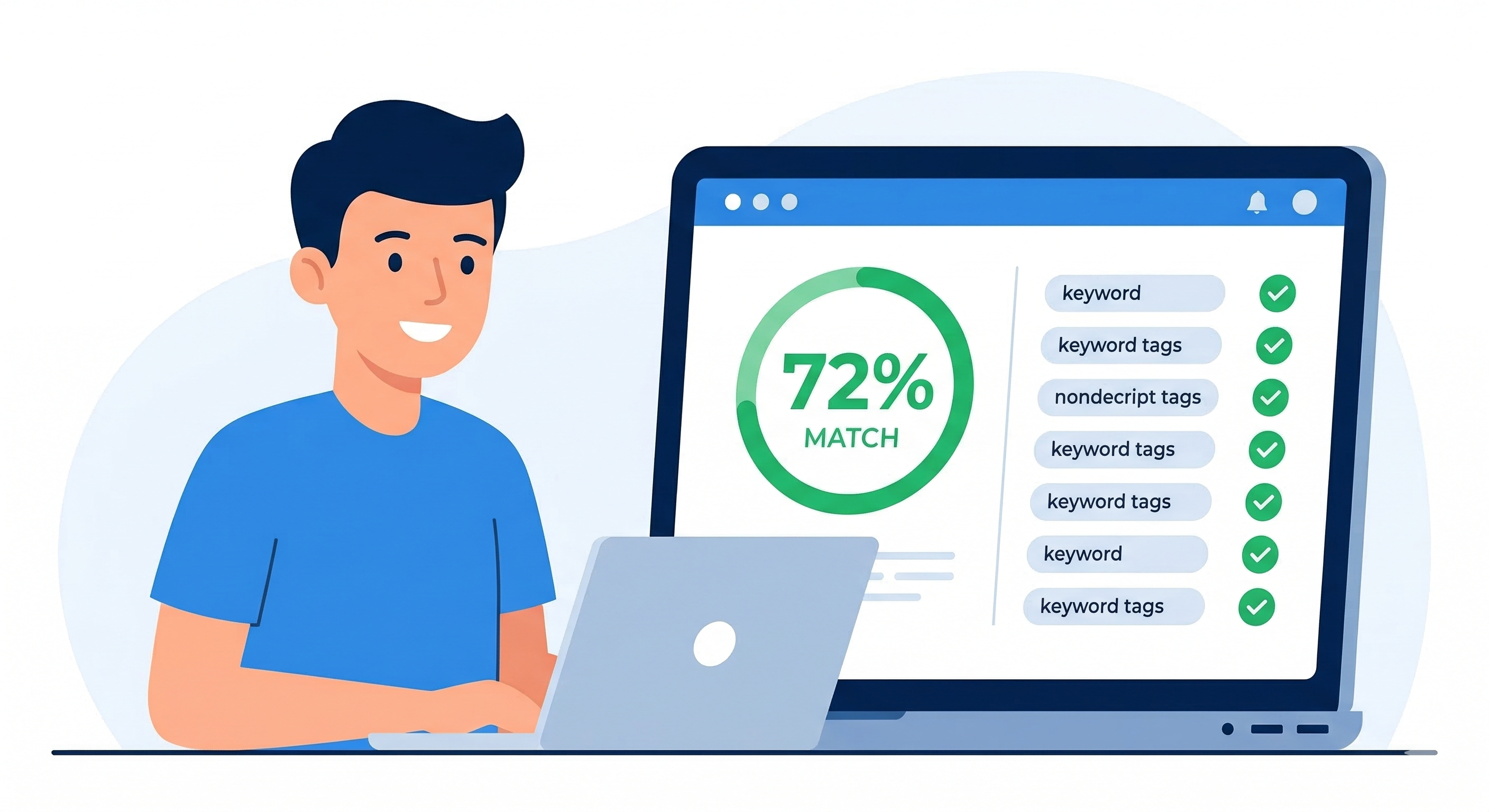 Fresher checking ATS resume score on ResumeBold ATS Resume Checker