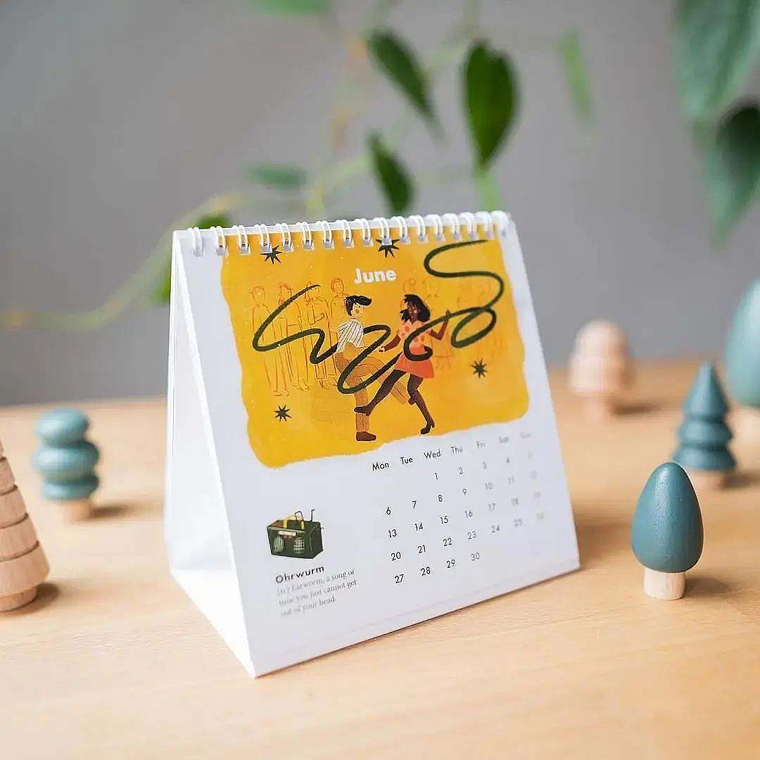 Customized 2024 Desk Calendar.
