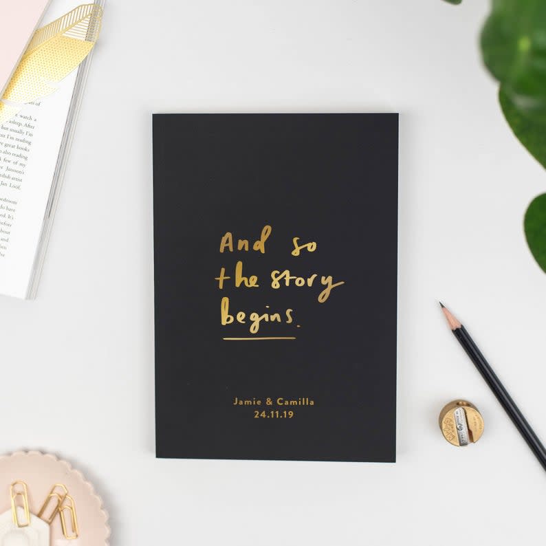 So the story begins customized A5 Notebook