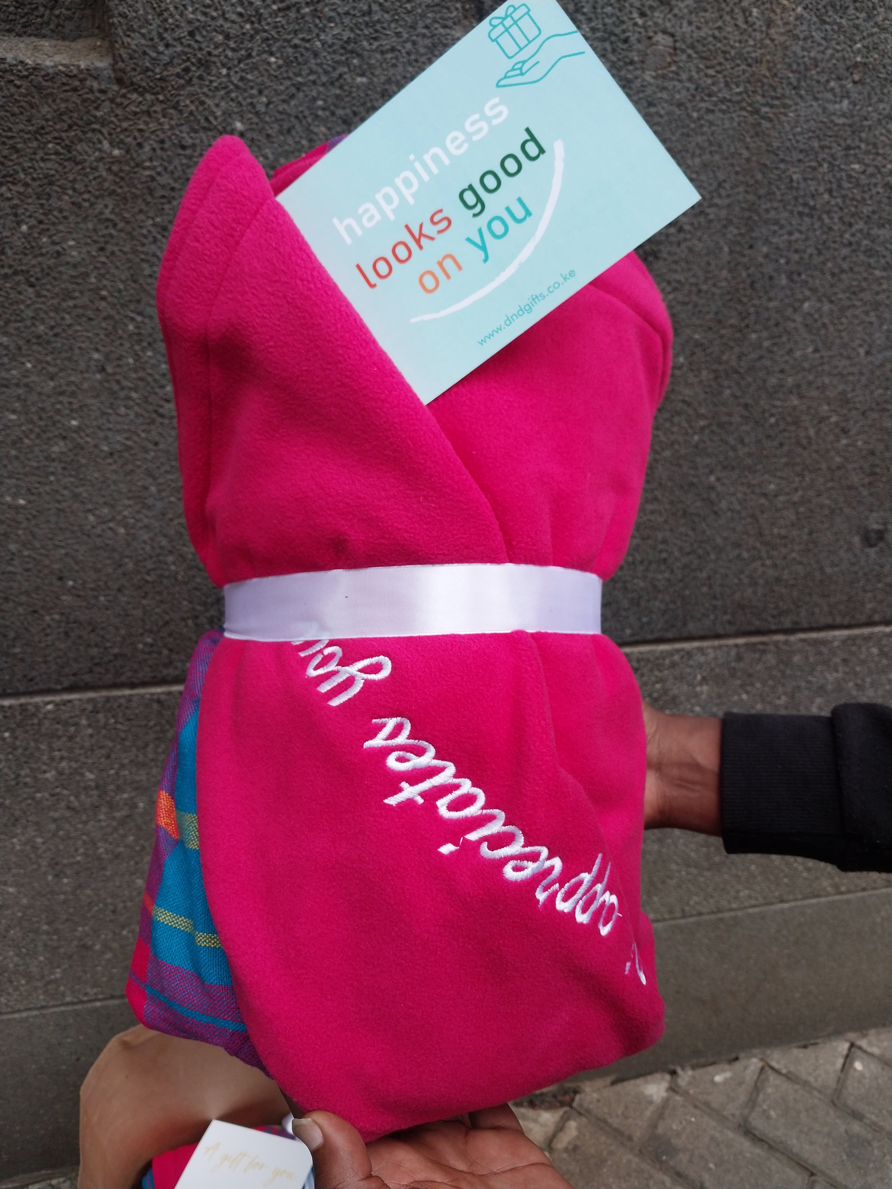 Maasai Fleece Blanket