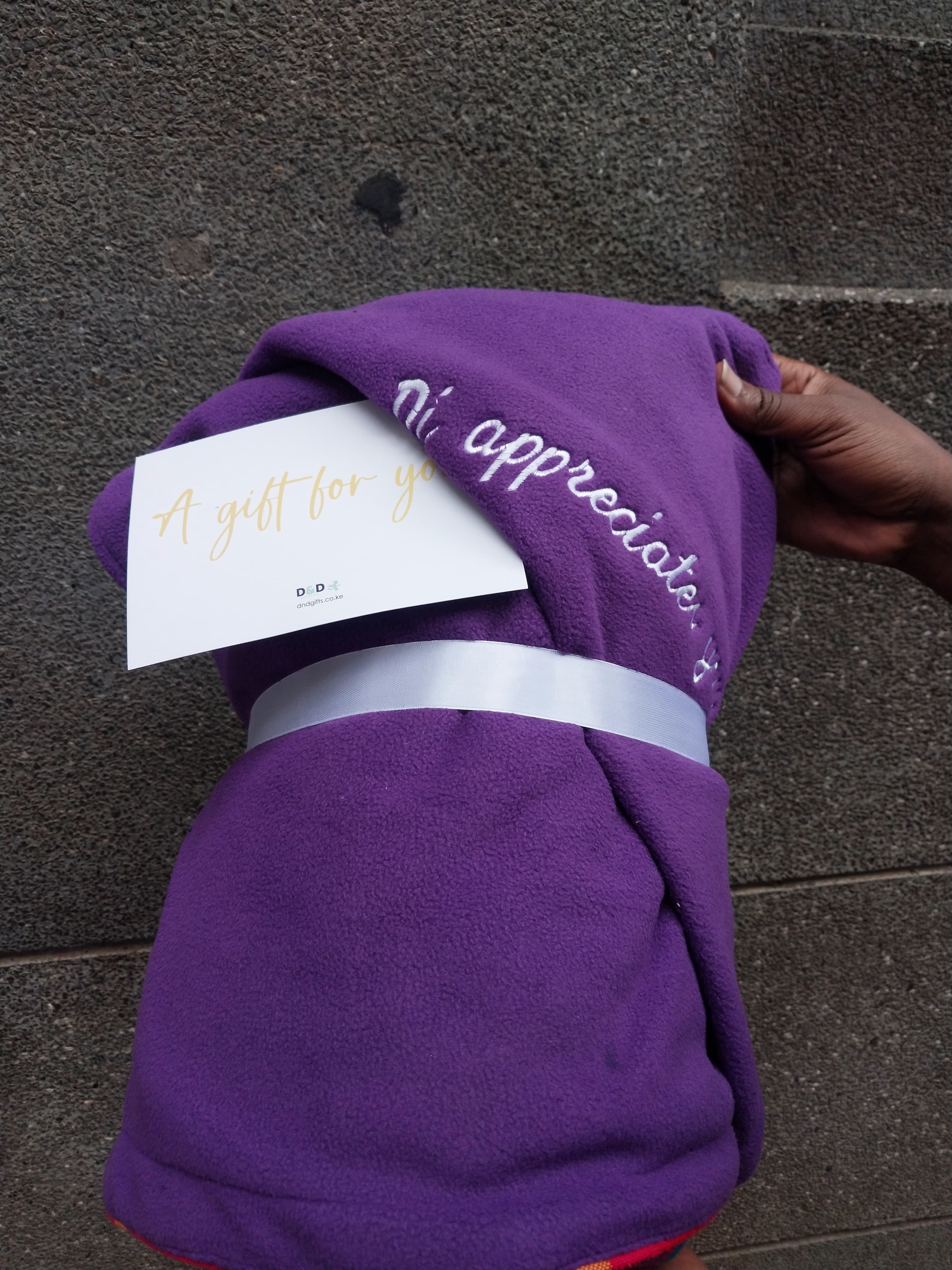 maasai fleece blanket