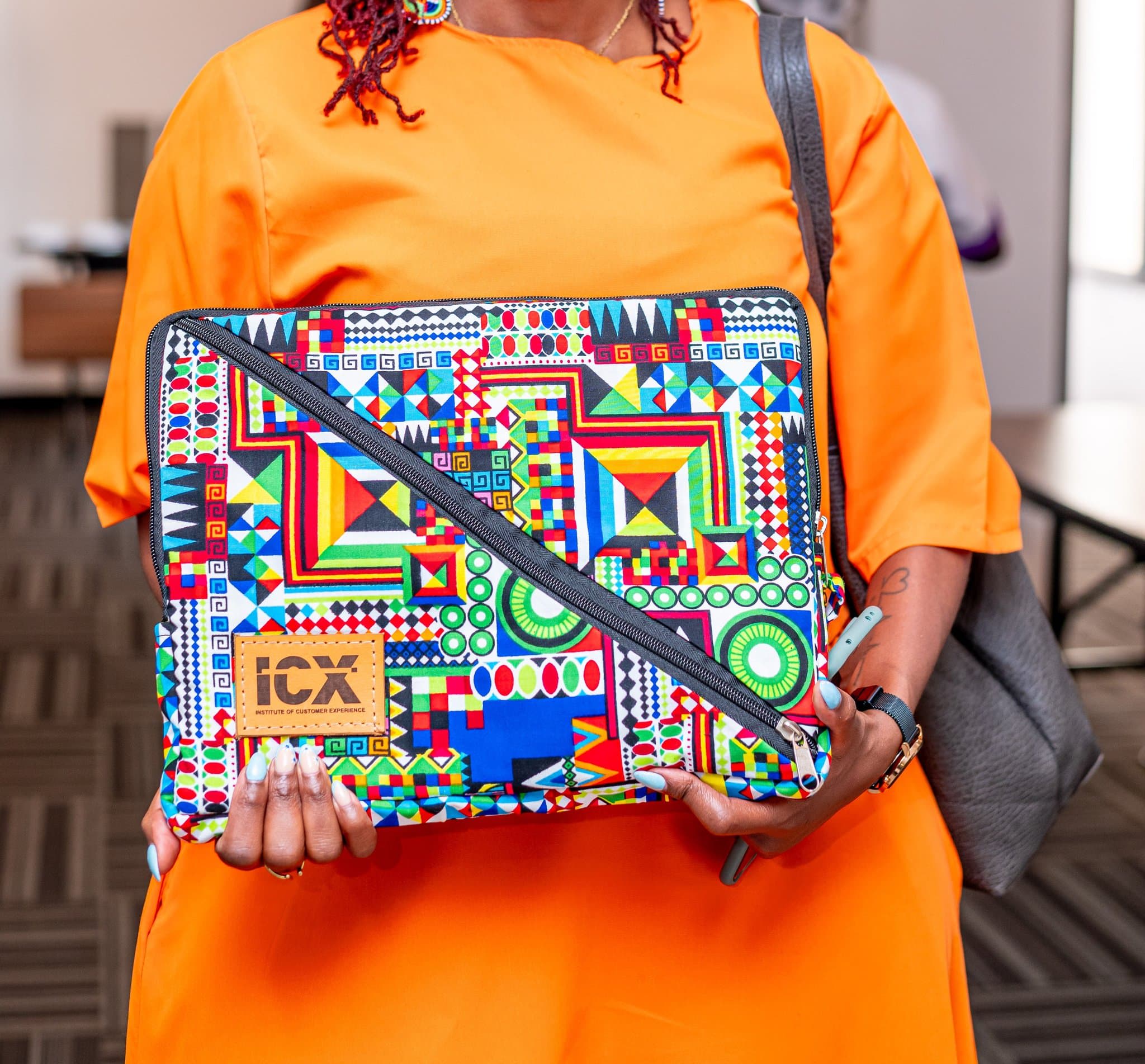 Ankara laptop pouch (Handmade)