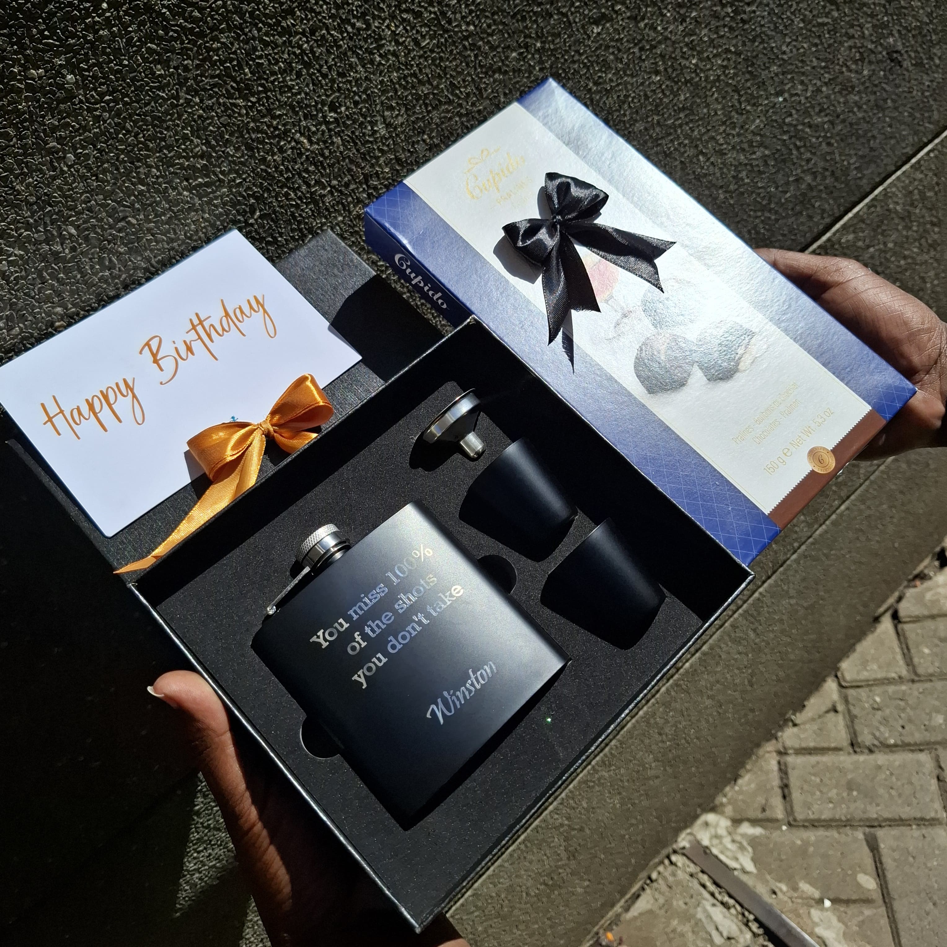 HIP Flask, Whiskey Flask Set