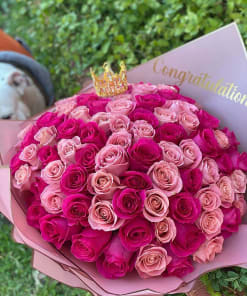 Congratulations Flower Bouquet, Graduation, Baby Shower, New mum