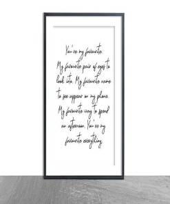 Love message wall art.