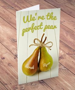 Customized card for spouse